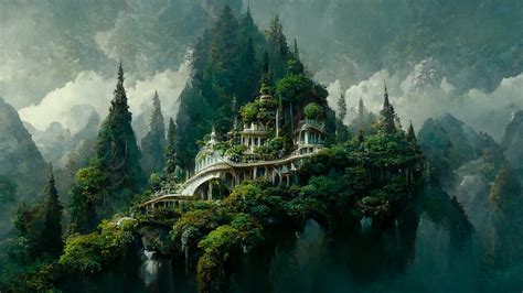 fantasy house drawing.